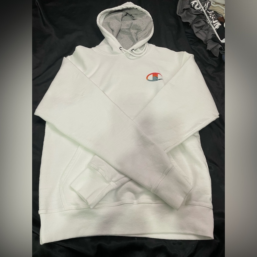 White Champion Hoodie